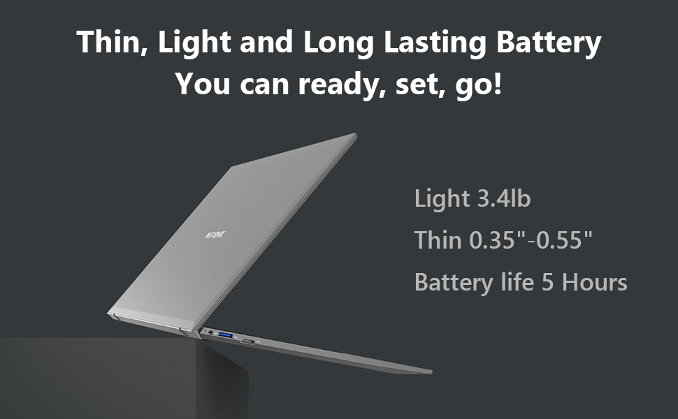 WIPEMIK Laptop Computer, 15.6 Inch 12GB RAM 256GB SSD Intel Quad-Core N4120 Windows 11 Laptop, 1080P Full HD IPS Display, 2.4/5G WiFi, Bluetooth 4.2, USB 3.0, Webcam, Expandable Up to 1TB